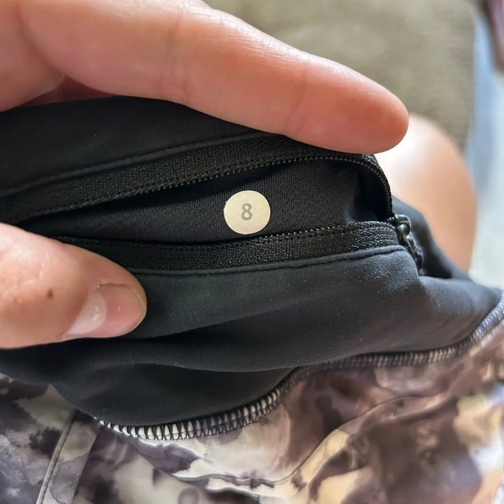 Lululemon Athletica Black and Gray Athletic Shorts